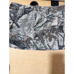 Refrain‎ Los Angeles Camo Cargo Mini Skirt Brown Tan Real Tree Style Size 3/26